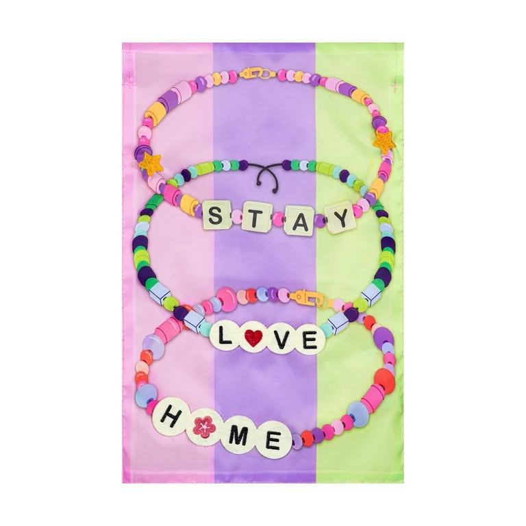 Meadow Creek 11.5" x 18" Spring Friendship Bracelet Outdoor Yard Flag | Walmart (US)