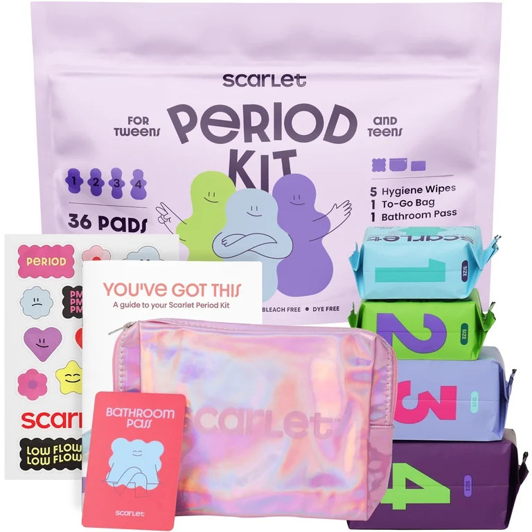 Scarlet by RedDrop First Period Kit for Tweens & Teens | Walmart (US)