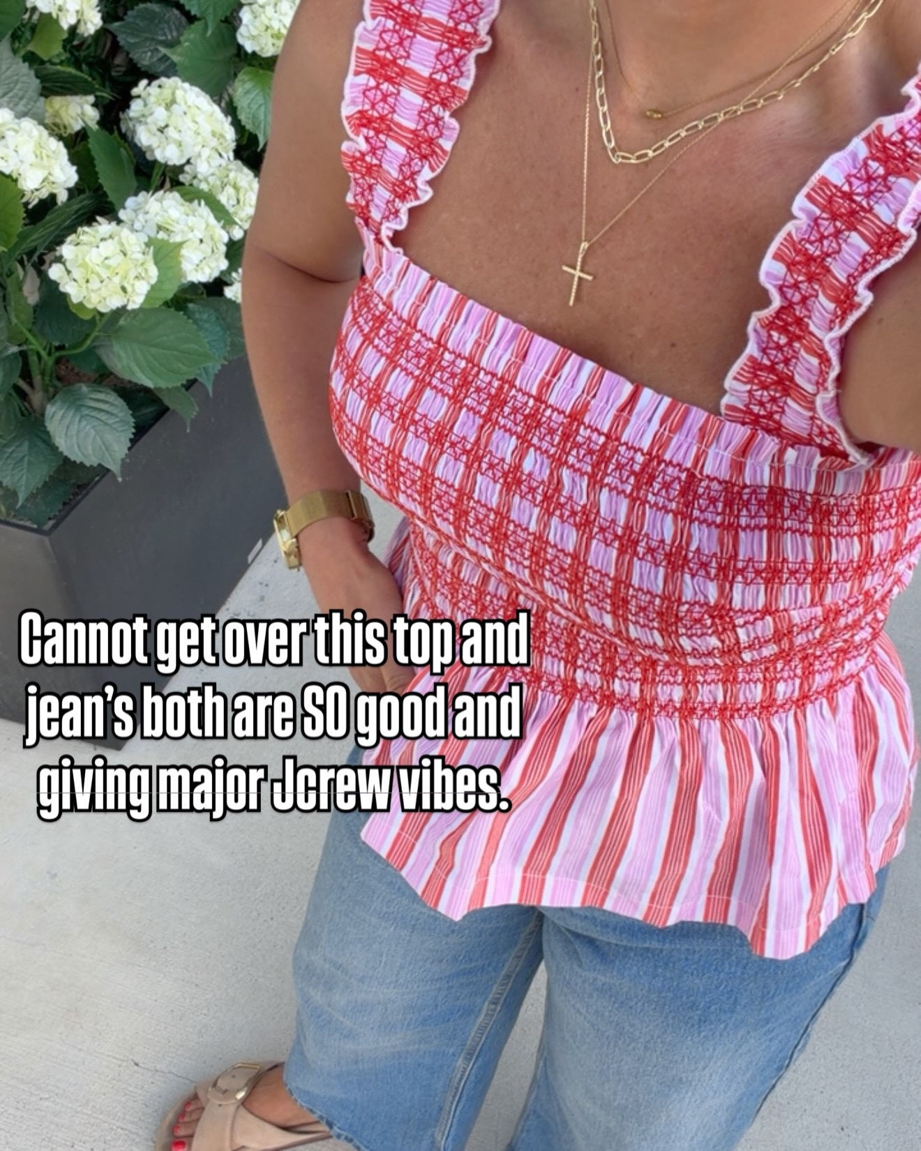 This top is giving major J. Crew vibes 🤍 The smocked detail is so flattering, and these jeans are one of my favorite Walmart finds. Wearing an XS!

#WalmartFashion #WalmartFinds #AffordableFashion #DesignerInspired #DenimStyle #CasualOutfit #LTKStyle #LTKCreator #BudgetFashion