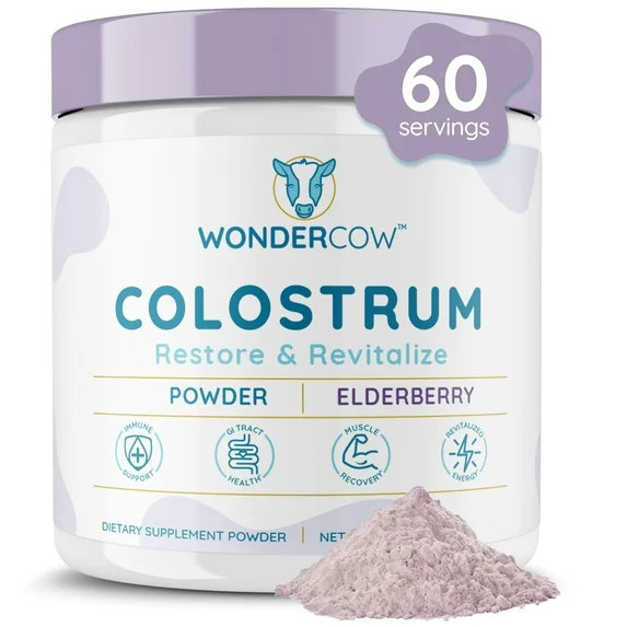 WONDERCOW Colostrum Supplement Powder for Gut Health, Immune Support, Muscle Recovery & Wellness ... | Walmart (US)