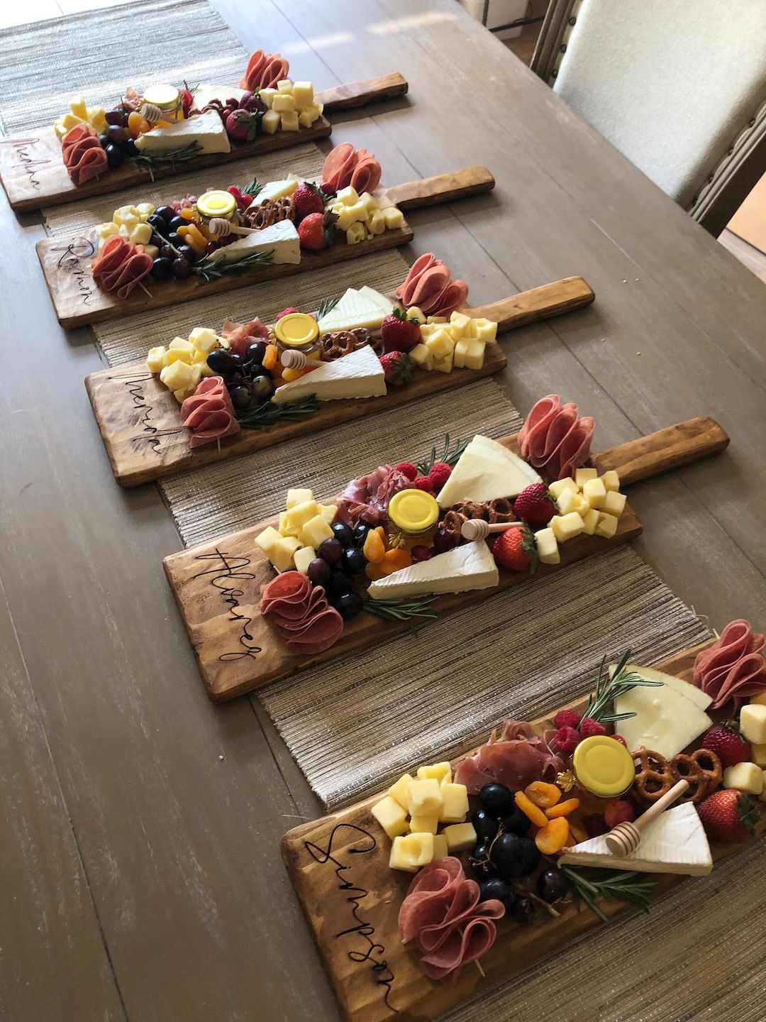 Charcuterie Board Personalized Hostess Gift, Rustic Cutting Board, Cheese board, Farmhouse Decor,... | Etsy (US)