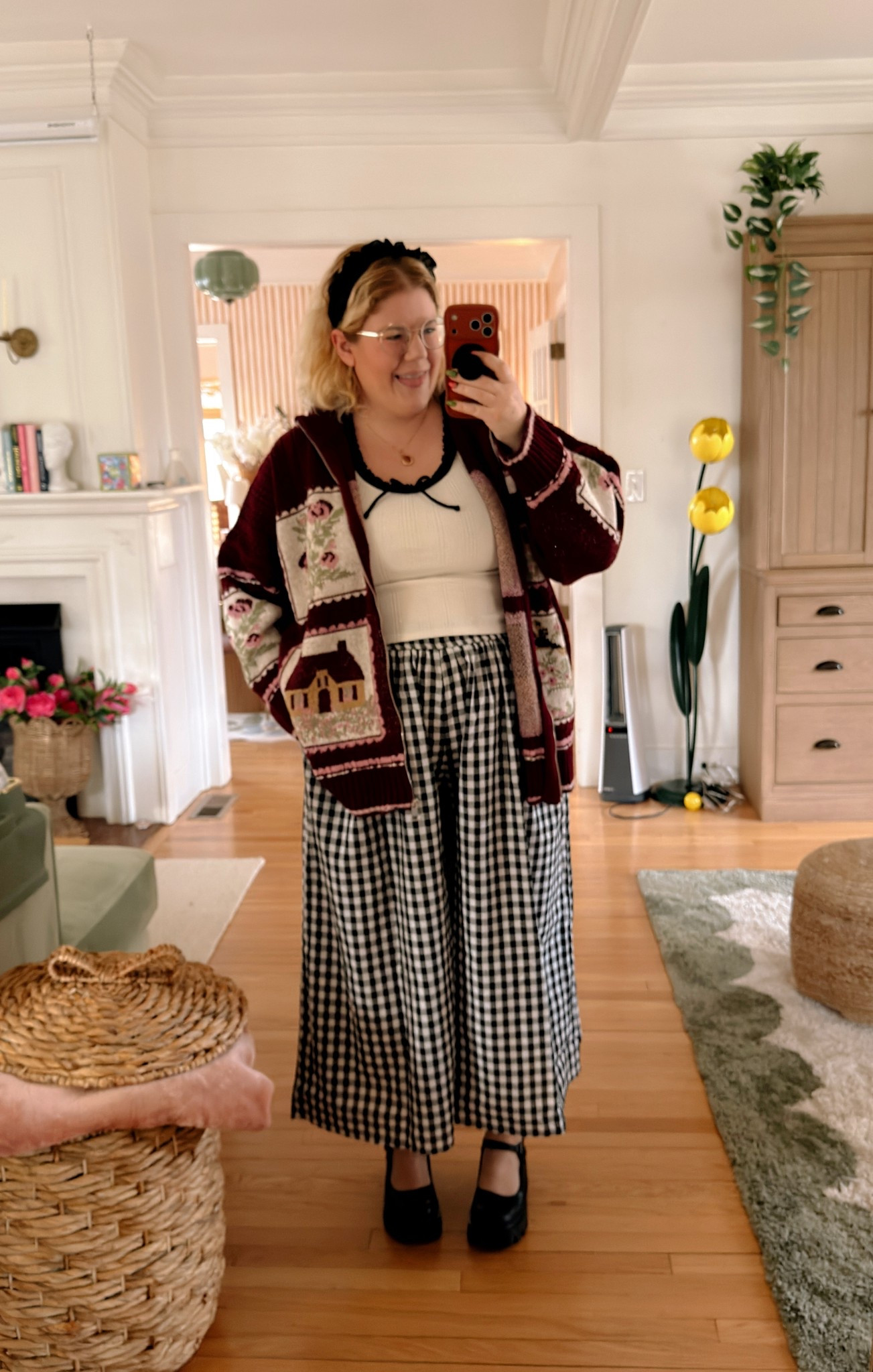 Cozy cute little outfit. This sweater! 