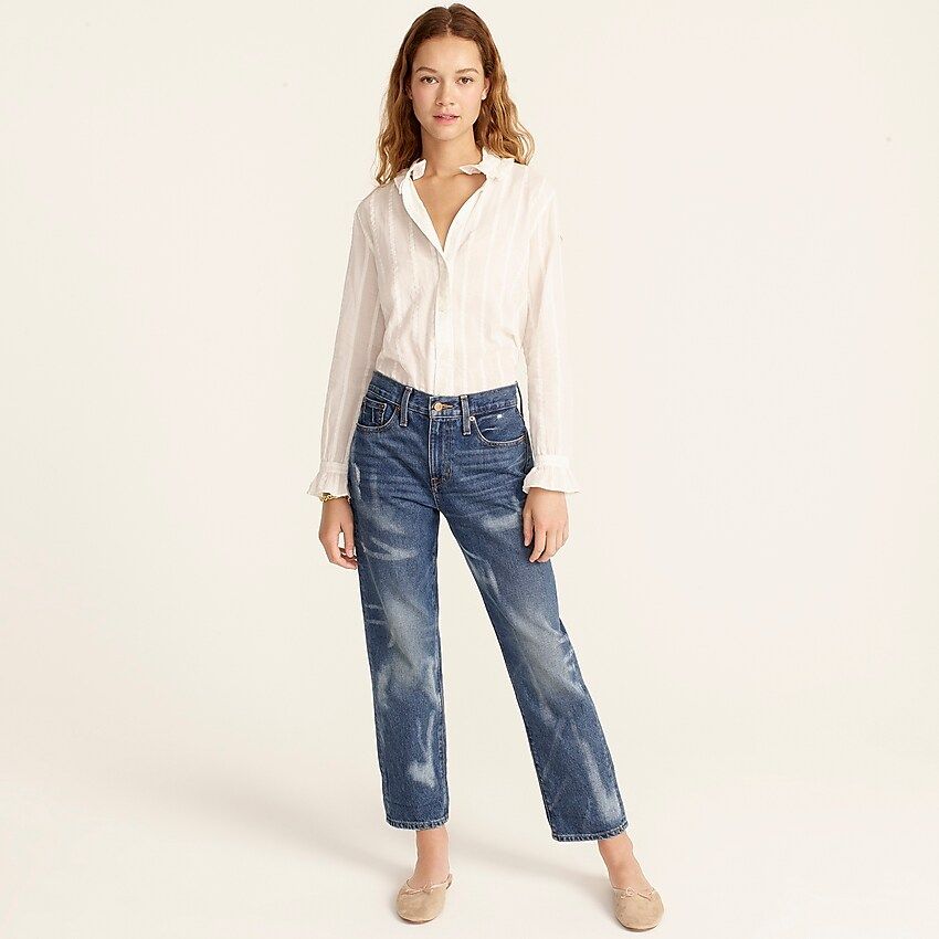 Slouchy boyfriend jean in Barn wash | J.Crew US