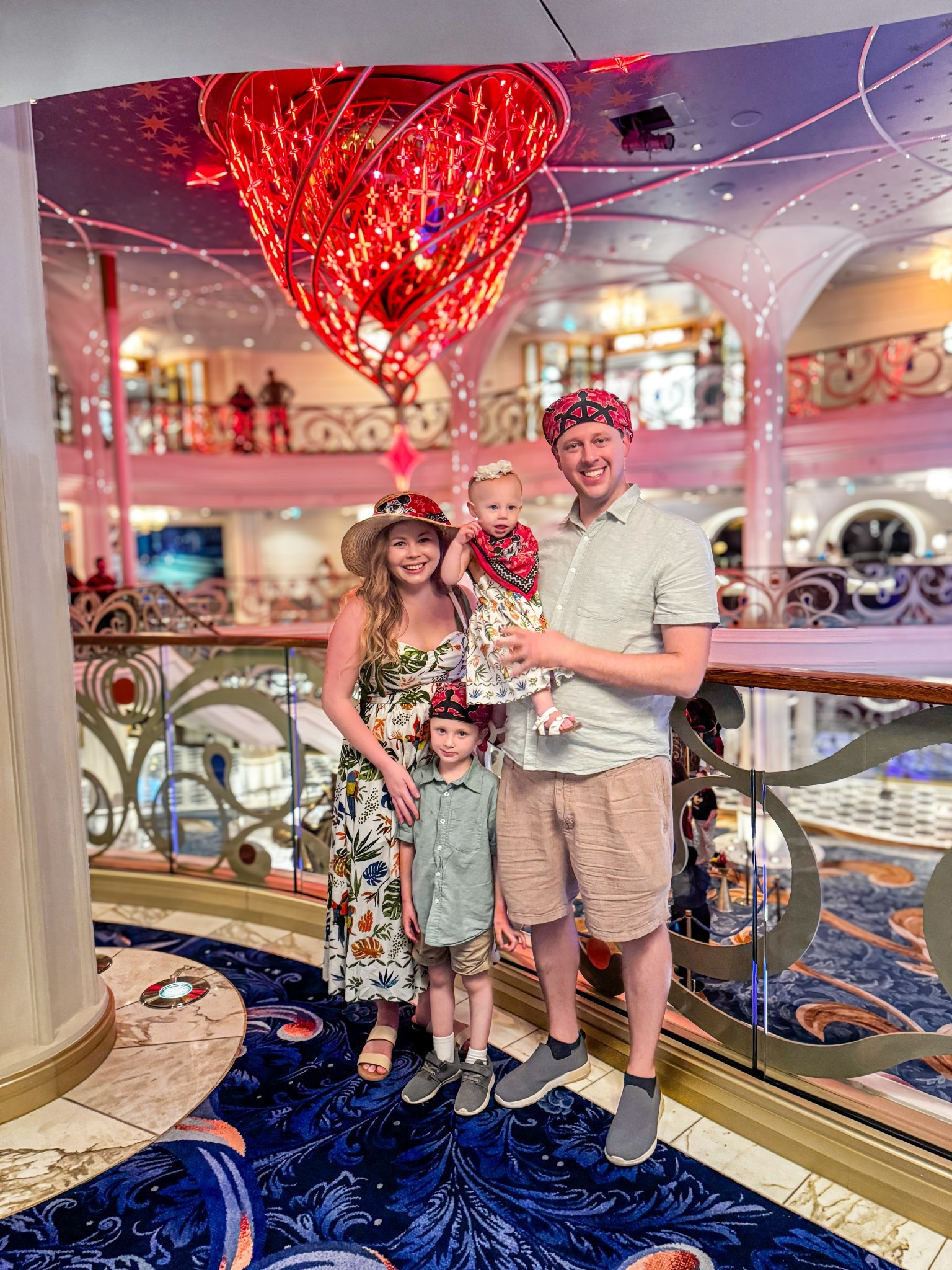 We did so much research before our first Disney Cruise, and this was one of many tips that we found so helpful with littles.
We didn’t have to get there early and stand amongst a large crowd in front of the stage, and there was plenty of room for Sabrina to roam the deck while little Roger Dale enjoyed the show.
Thanks for this awesome tip @OurZRoll
You can find our matching tropical dresses and the boys’ matching shirts on my LTK.


#LTKootd #LTKKids #LTKTravel