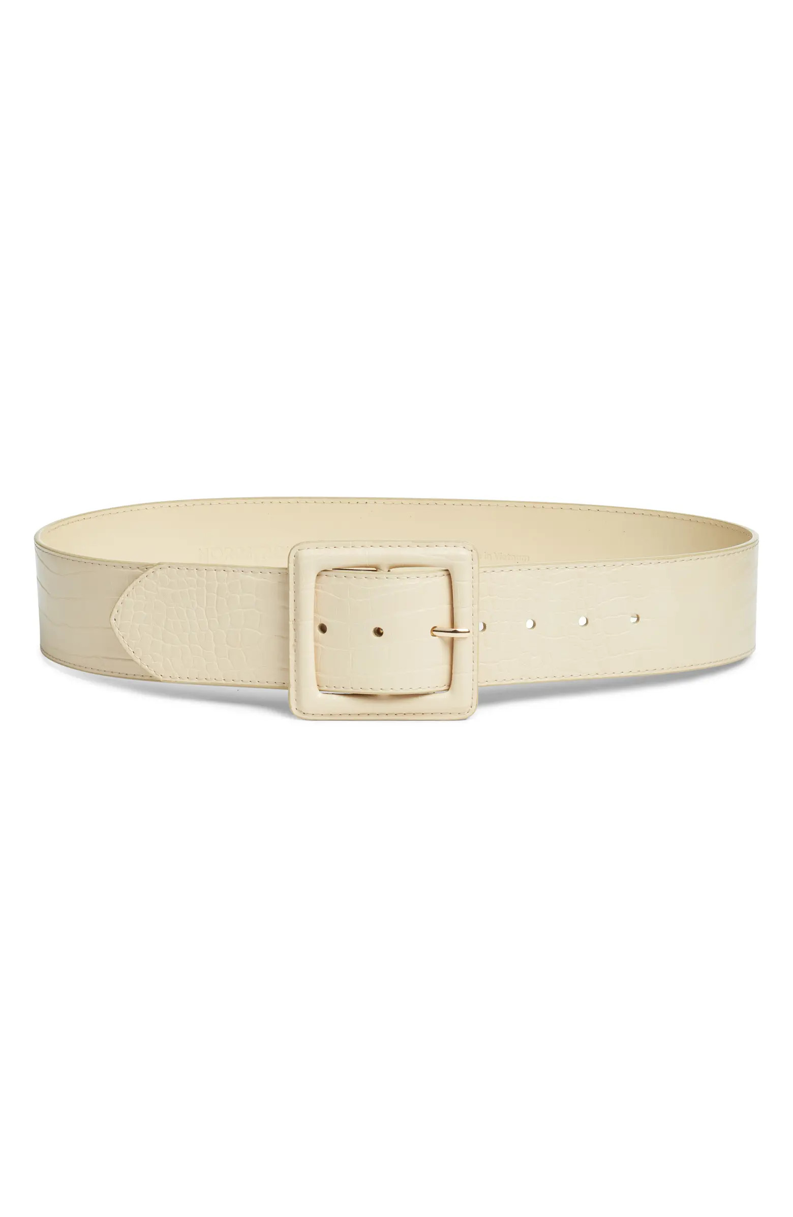 Sloan Croc Pattern Belt | Nordstrom