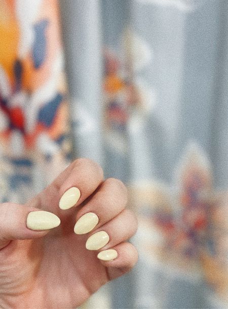 Pale yellow nails for a new month 

#LTKstyletip #LTKfindsunder50 #LTKbeauty