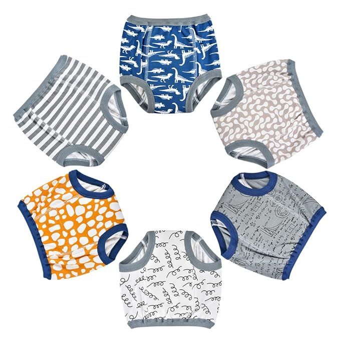 Funkprofi Baby Boys' Toddler Potty Cotton Pee Training Pants Underwear 6 Pack (2T) | Amazon (US)