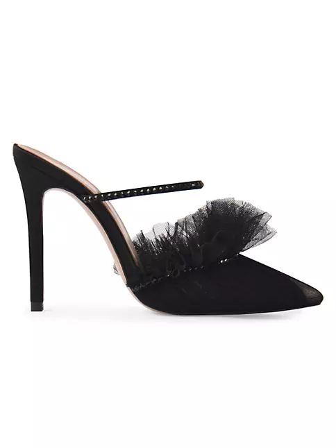 Kaya Tulle Mules | Saks Fifth Avenue