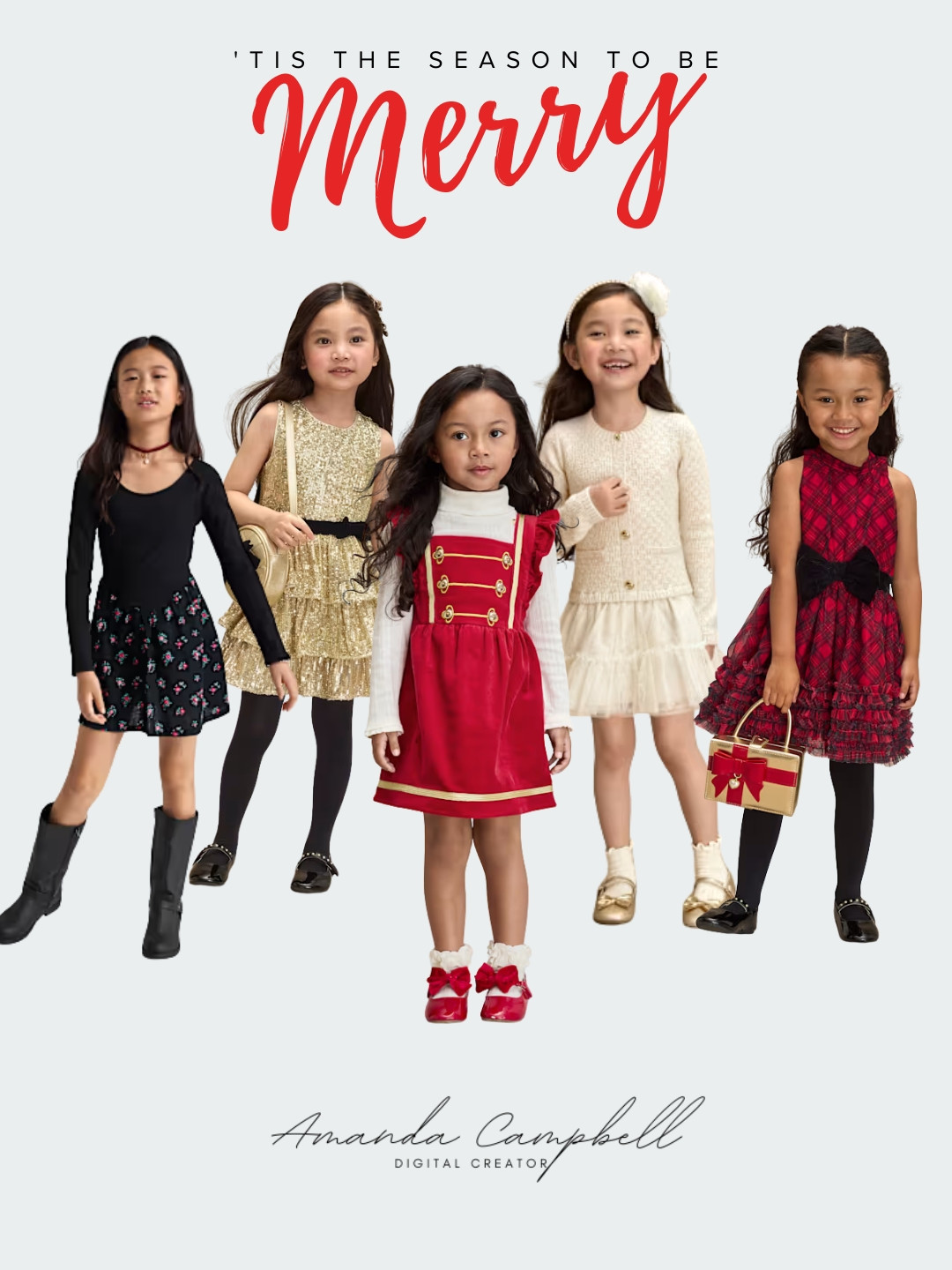 Holiday Outfit Ideas for Girls | Festive Christmas Dresses 2025


'Tis the season to be merry and matching! ✨ These adorable holiday looks for girls are perfect for Christmas photos, parties, and family gatherings. From twirl-worthy red plaid to sparkly gold dresses — these are timeless, picture-perfect picks for the holidays.

🎁 Tap to shop each outfit and make this season extra special!

#HolidayOutfits #GirlsFashion #ChristmasStyle #LTKKids #KidsOOTD #HolidayLookbook #LTKHoliday #LTKGiftGuide #FestiveFashion #MomLifeStyle #HolidayDresses #ChristmasPhotoshoot #LittleGirlFashion 

 