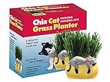 Chia Pet Kitty Cat Grass, Decorative Pottery Planter, Easy to Do and Fun to Grow, Novelty Gift, Perf | Amazon (US)