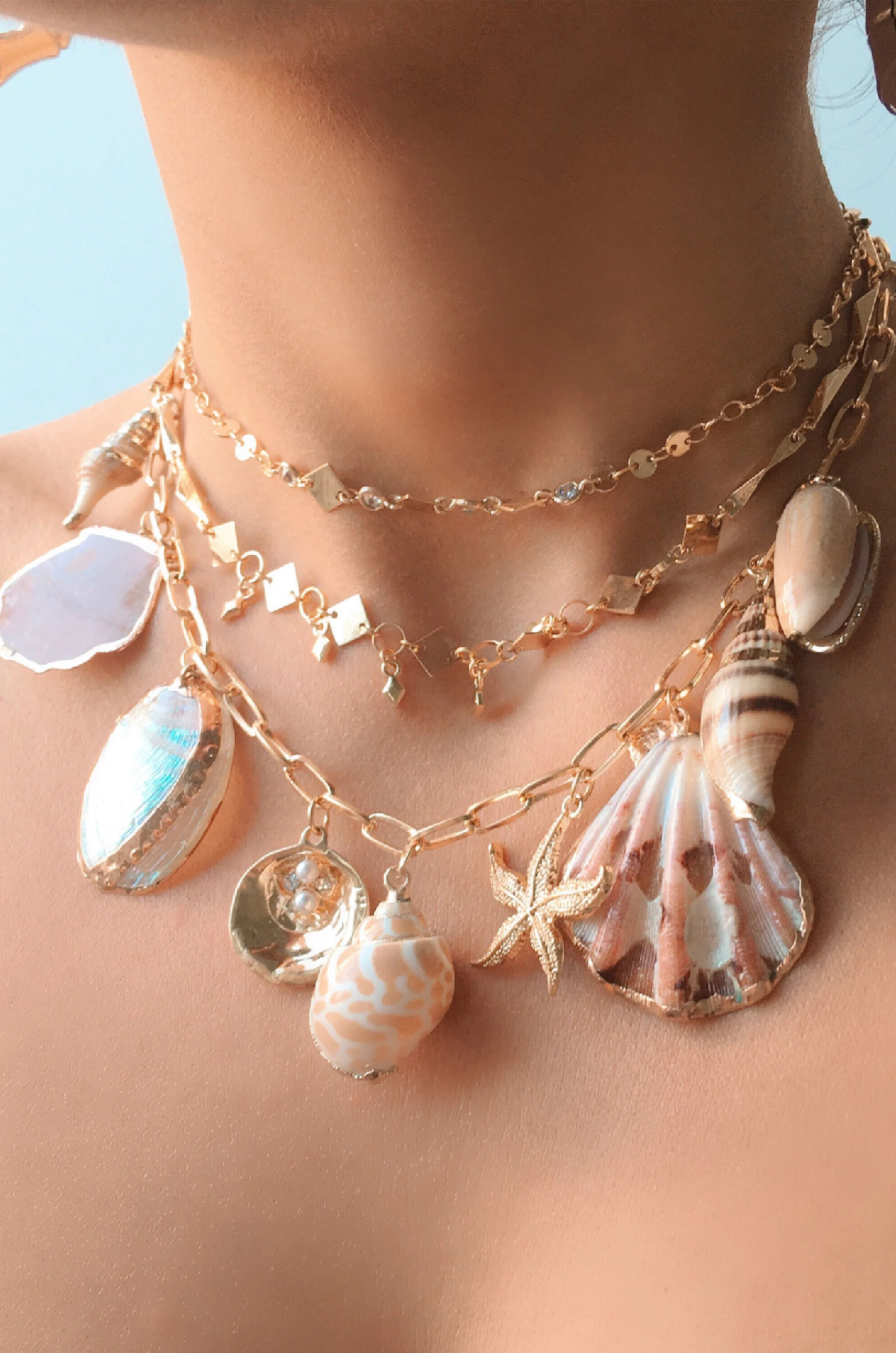 Private Island Assorted Shell Necklace | Ettika