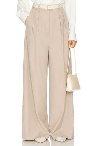 ANINE BING Lou Trouser in Taupe from Revolve.com | Revolve Clothing (Global)