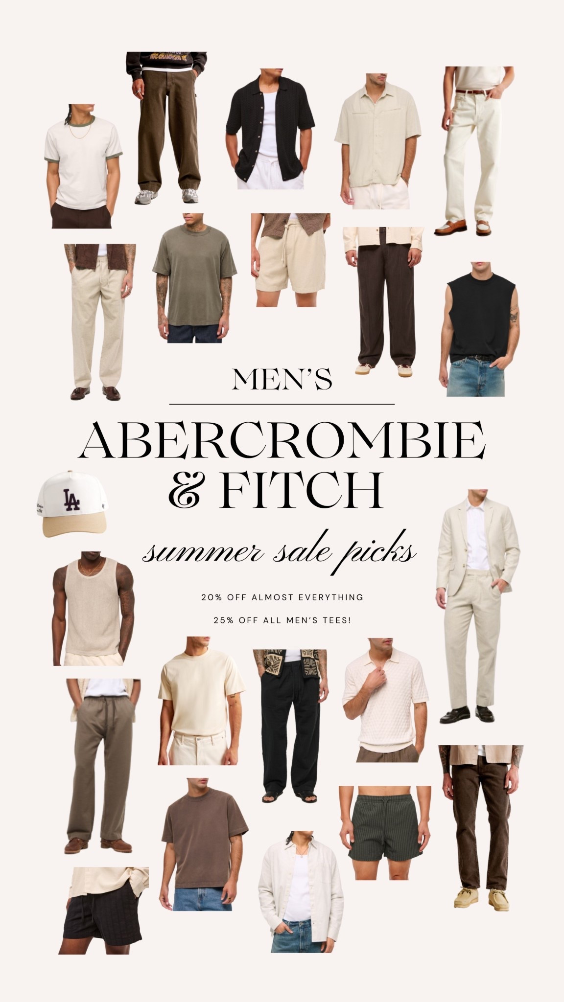 my Abercrombie & Fitch men’s summer sale picks!! 🤎 20% off almost everything and 25% off all men’s tees!

#LTKFindsUnder100 #LTKSaleAlert #LTKFindsUnder50