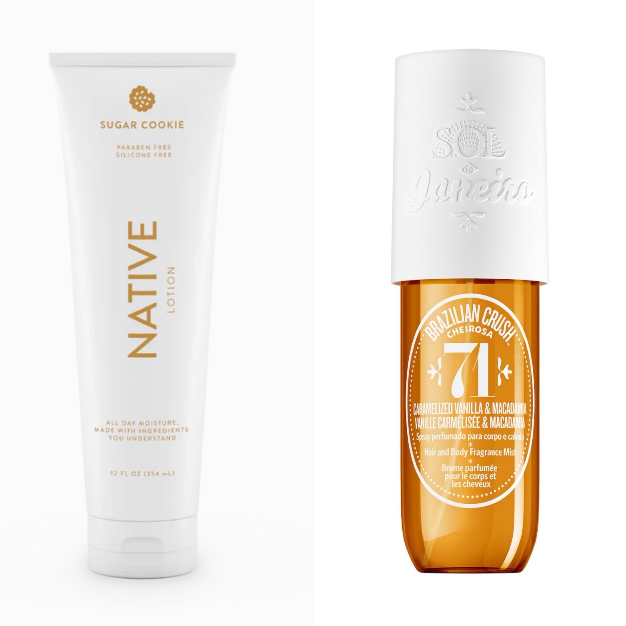 Not a fear selling person, but this lotion is sold out online at Walmart and Target.  It is still available on @native’s site though and is available in store for pickup depending on your Walmart. So do yourself a favor and go get it if you want to be THE holiday treat!

Also this isn’t sponsored…just literally jacked up about something I love and wanted to share with you!

One last thing, in case you are unfamiliar with the @soldejaniero scents, this isn’t the viral one from earlier this year.  It’s a newer one, so  definitely check it out if you haven’t!!


Perfume, vanilla perfume, vanilla body spray, sol de Janeiro, native sugar cook lotion, gourmand perfume, holiday scents, self care, affordable perfume.

#LTKSeasonal #LTKbeauty #LTKfindsunder50