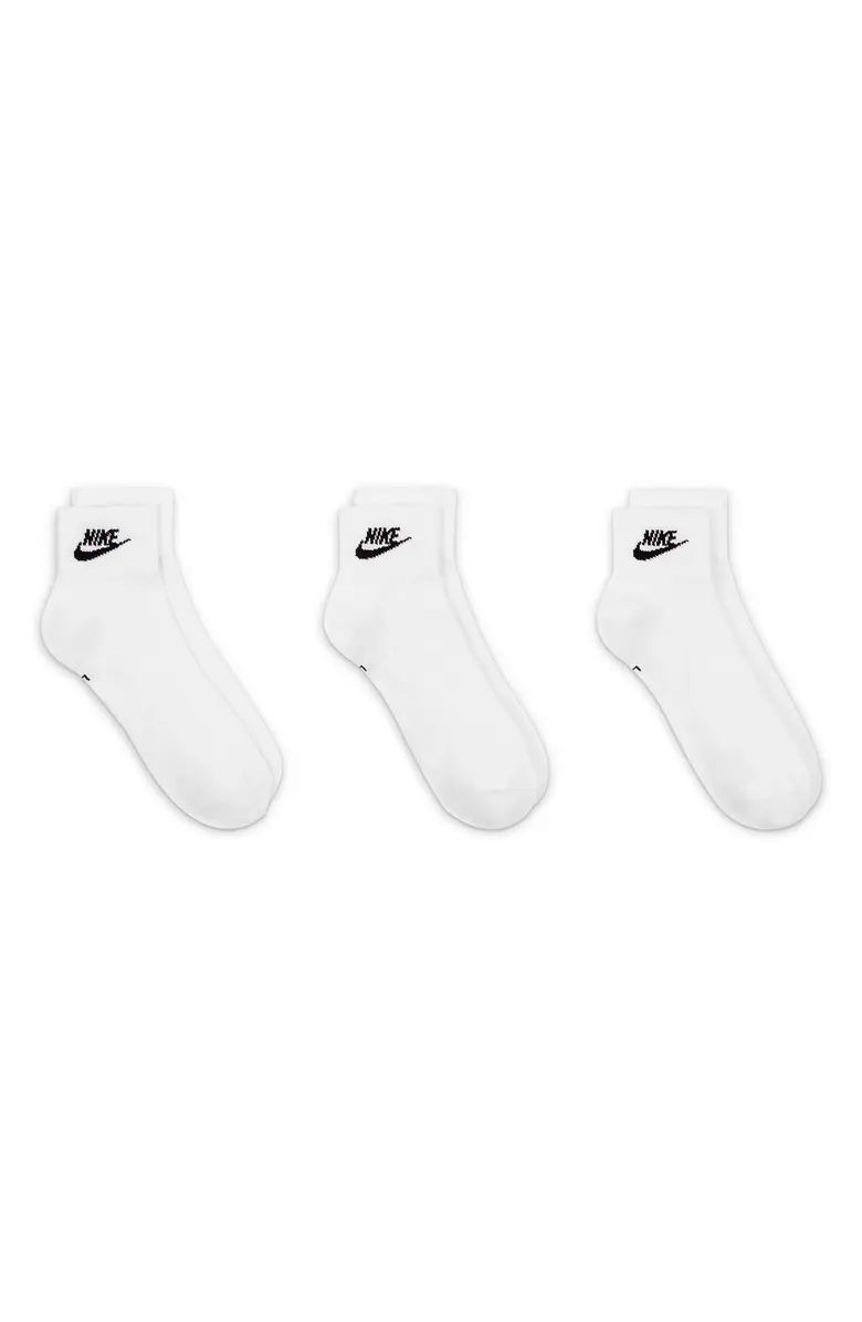 Assorted 3-Pack Dri-FIT Essential Ankle Socks | Nordstrom Rack