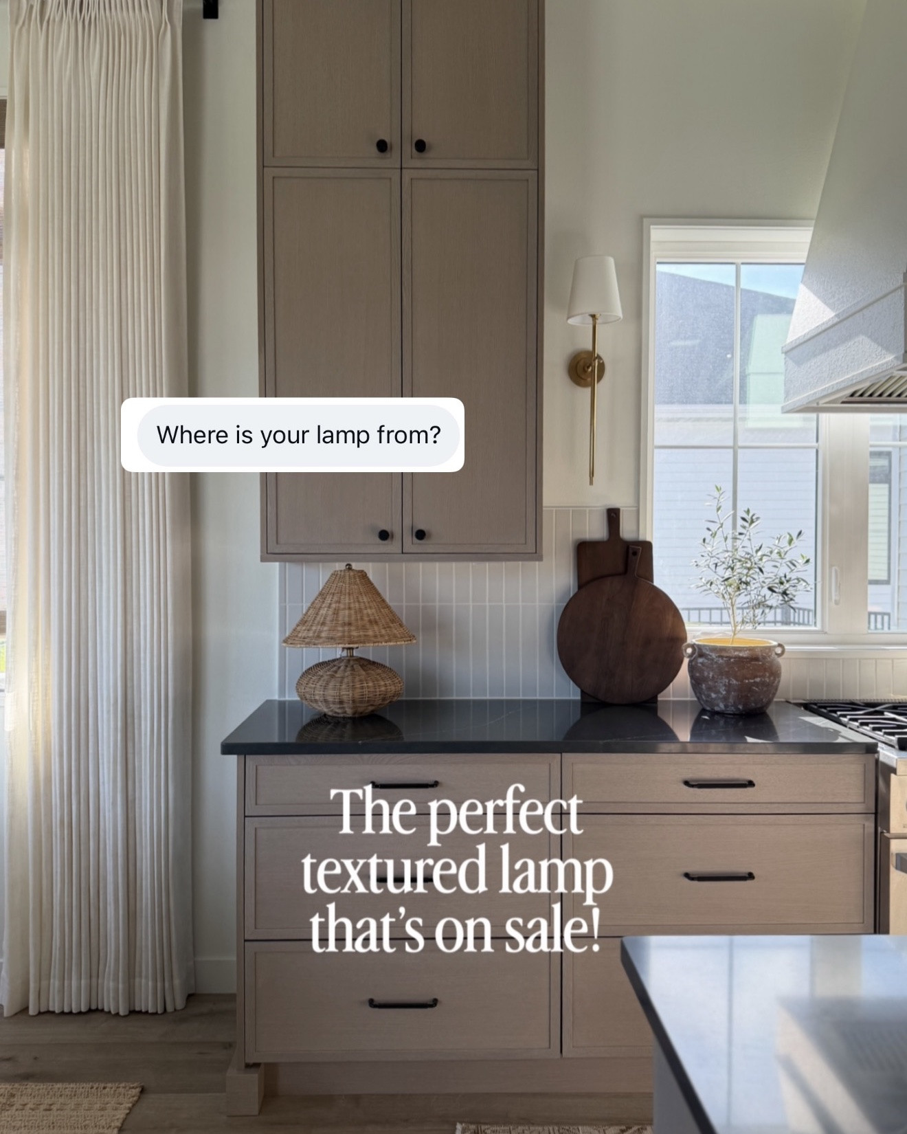 ✨ The lamp everyone asks about is finally on sale! 🙌 It adds the perfect texture and warmth to any space and also features a dimmer. 

#mcgeeandcostyle #kitchenlamp #kitcheninspo

#LTKHome #LTKSaleAlert