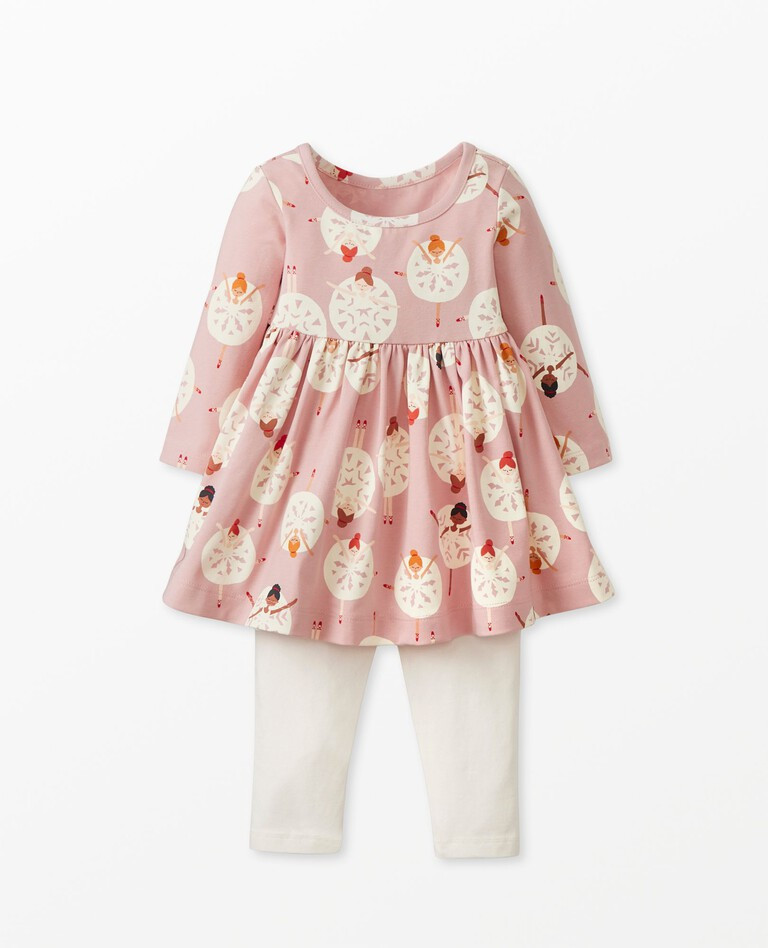 Baby Super Soft Skater Dress & Leggings Set | Hanna Andersson