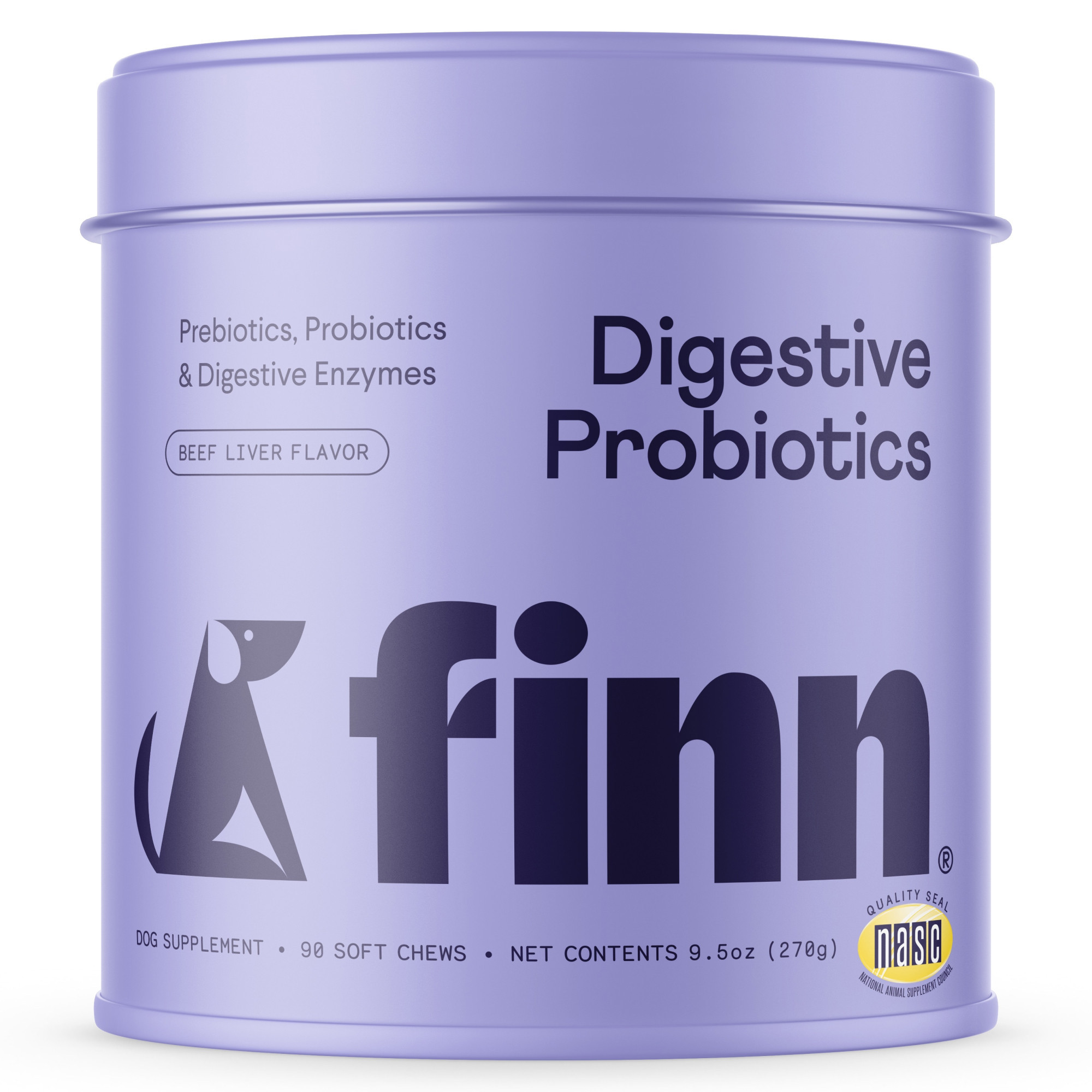 Finn Digestive Probiotics Supplement For Dogs | Grove