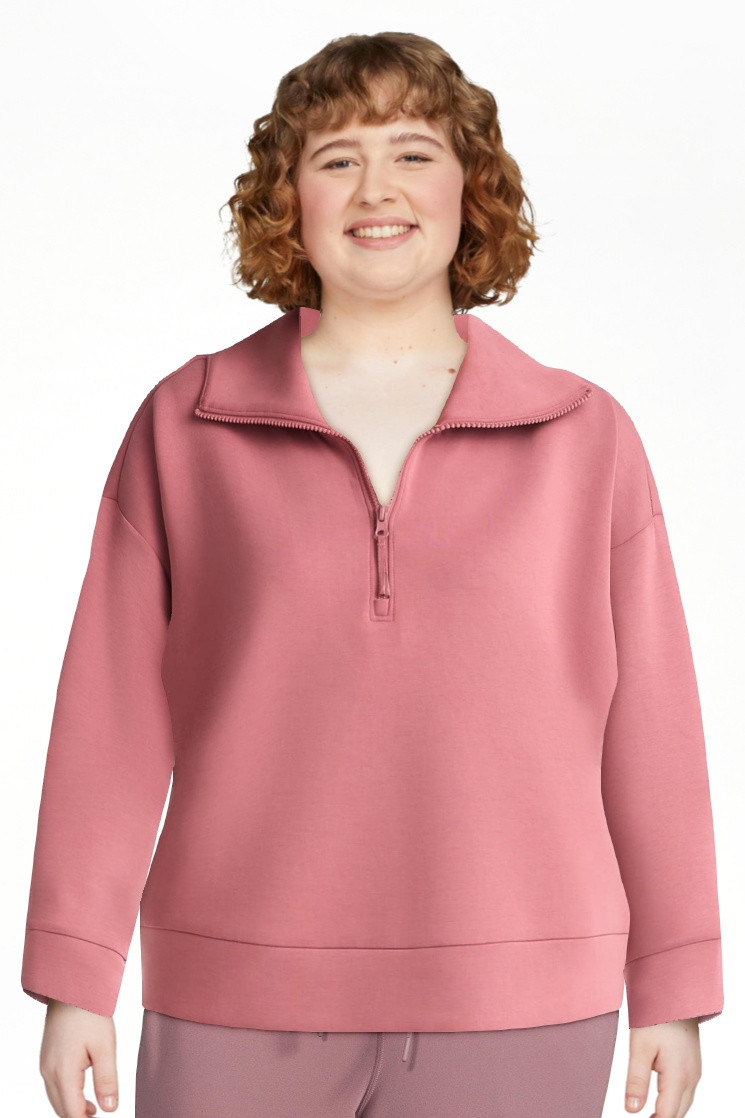 Avia Women's and Women's Plus ScubaKnit Quarter Zip Pullover, Sizes XS-4X | Walmart (US)