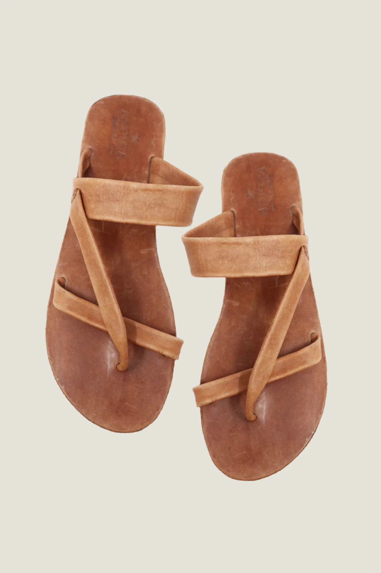 Puglia Leather Sandals | Tan | Aspiga