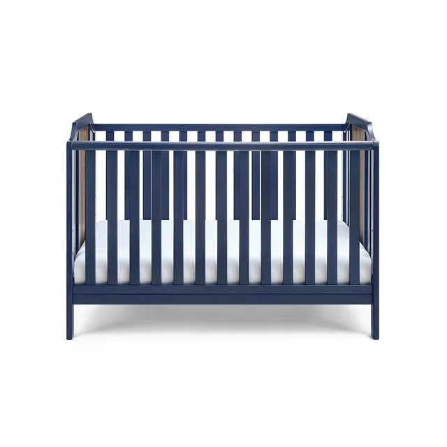 Suite Bebe 27400-MBL Brees Island Crib, Midnight Blue & Brownstone | Walmart (US)
