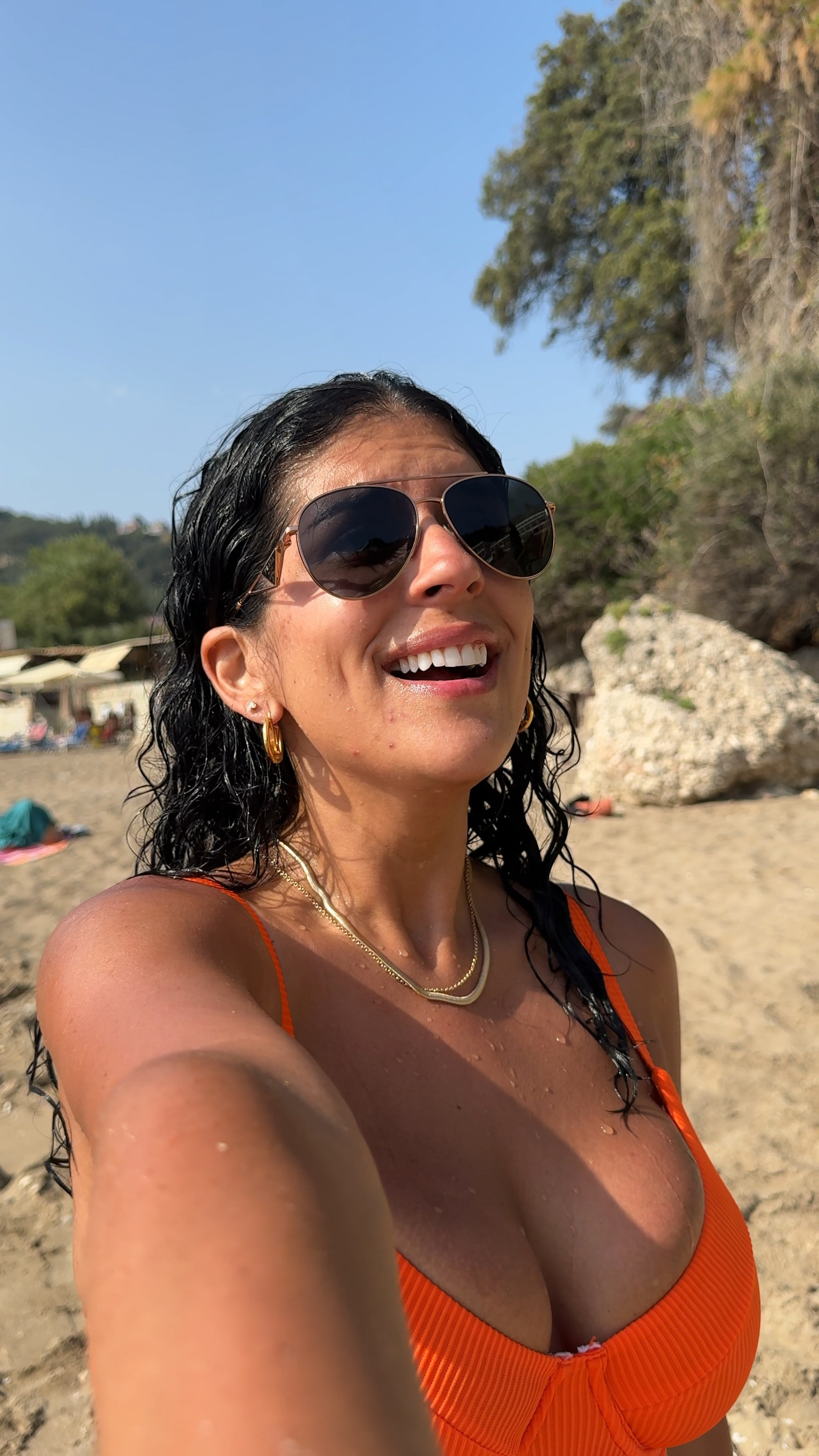 Y’all GREECE was everything!!! This orange swimsuit though 👏🏽👏🏽👏🏽 #swimsuit #travel #traveloutfit #vacation #vacationoutfit #greece 

#LTKVideo #LTKSwim #LTKSeasonal