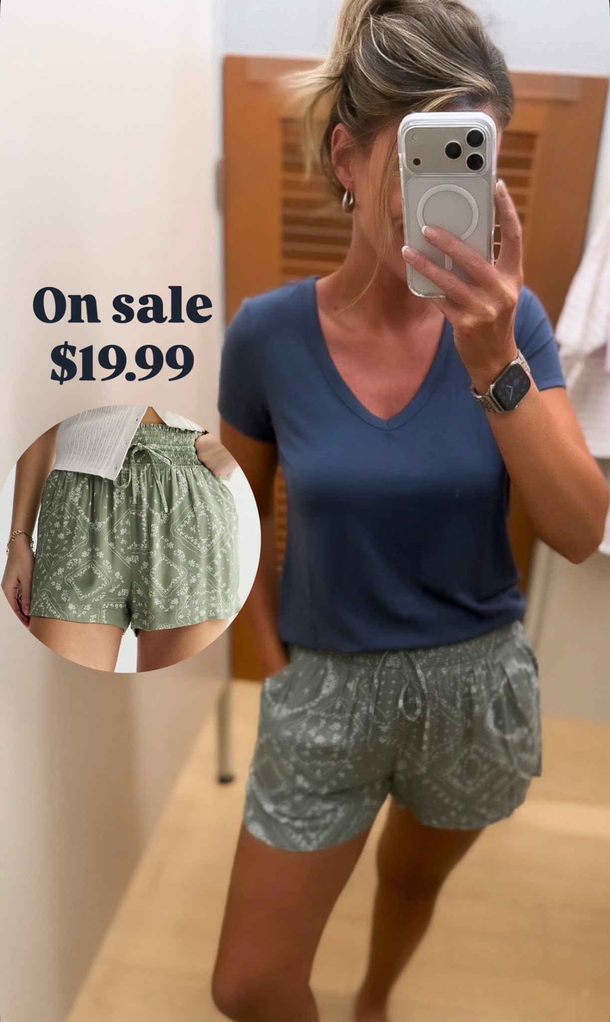 The cutest/comfiest shorts. They most definitely came home with me. 
Tee/ small
Shorts/ large 

#LTKSeasonal #LTKSaleAlert #LTKOver40