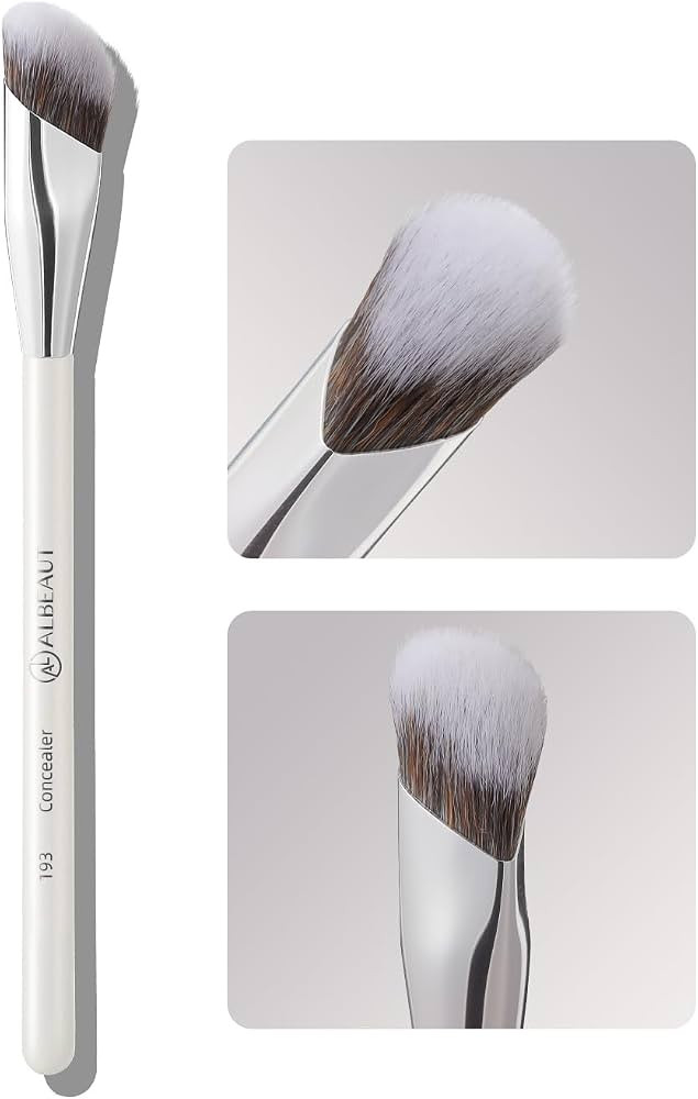 Albeaut Concealer Brush, Angled Under Eye Makeup Small Foundation Precision Face Blending Brush (... | Amazon (US)