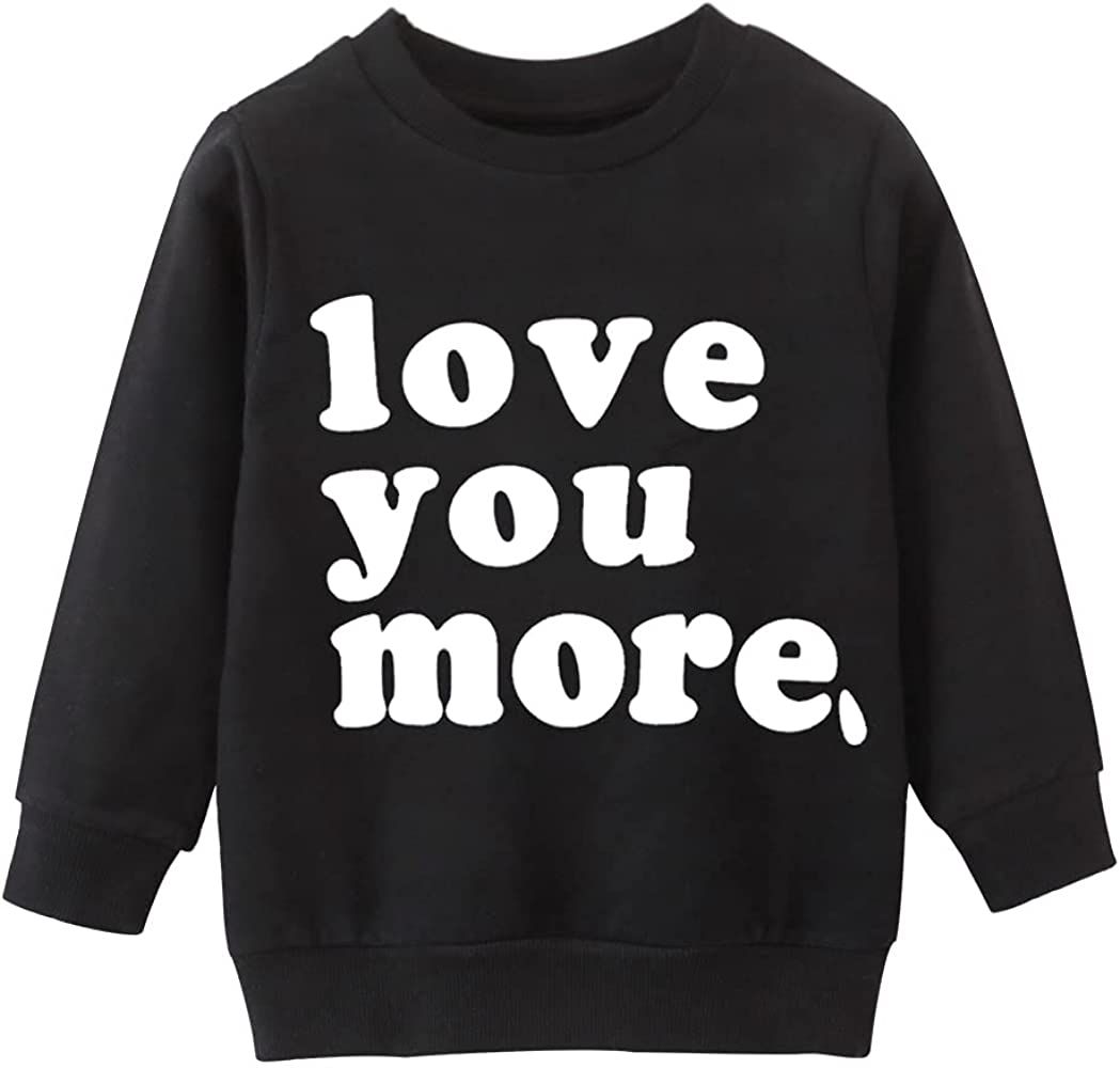 Love You More Gender Neutral Sweatshirt  | Amazon (US)