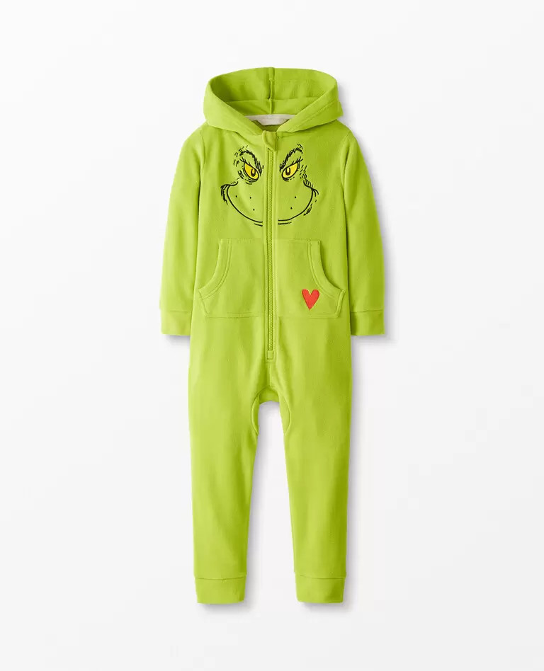 Kids Microfleece Dr. Seuss Grinch Play Suit | Hanna Andersson