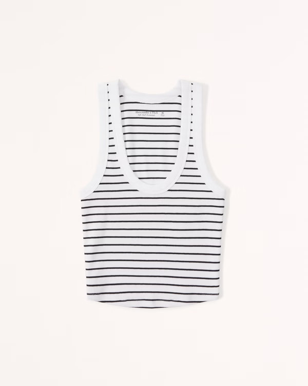 Essential Scoopneck Tank | Abercrombie & Fitch (US)