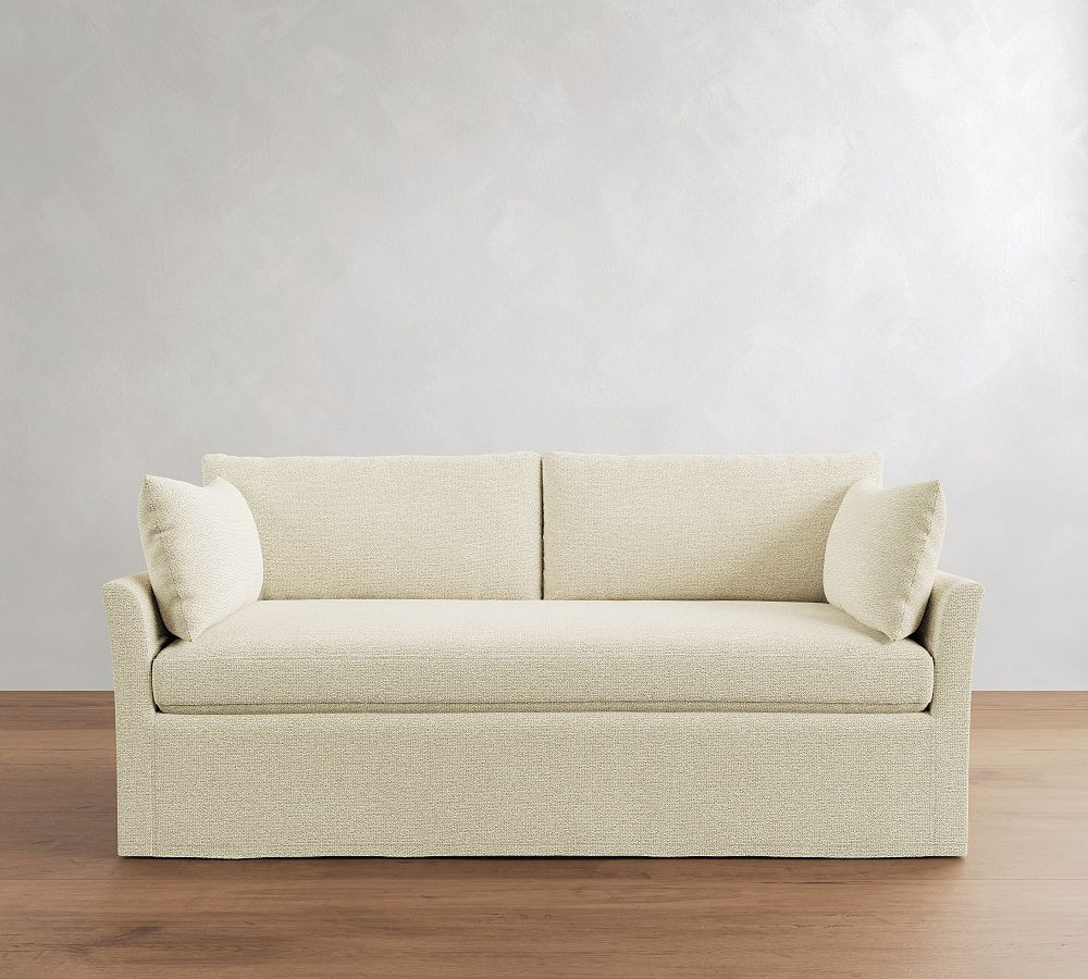 Reya Slipcovered Sofa (78"-102") | Pottery Barn (US)