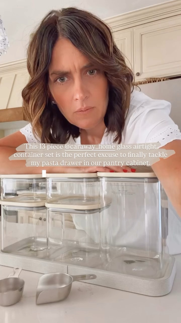 This 13 piece @caraway_home glass airtight container set is the perfect excuse to finally tackle my pasta drawer in our pantry cabinet.

#LTKHome #LTKfoodie