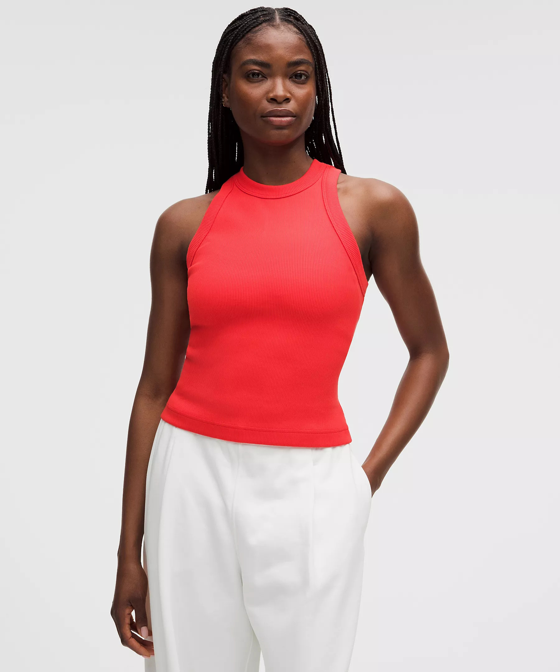 Ribbed Heavyweight Cotton Racerback Tank Top | Lululemon (US)