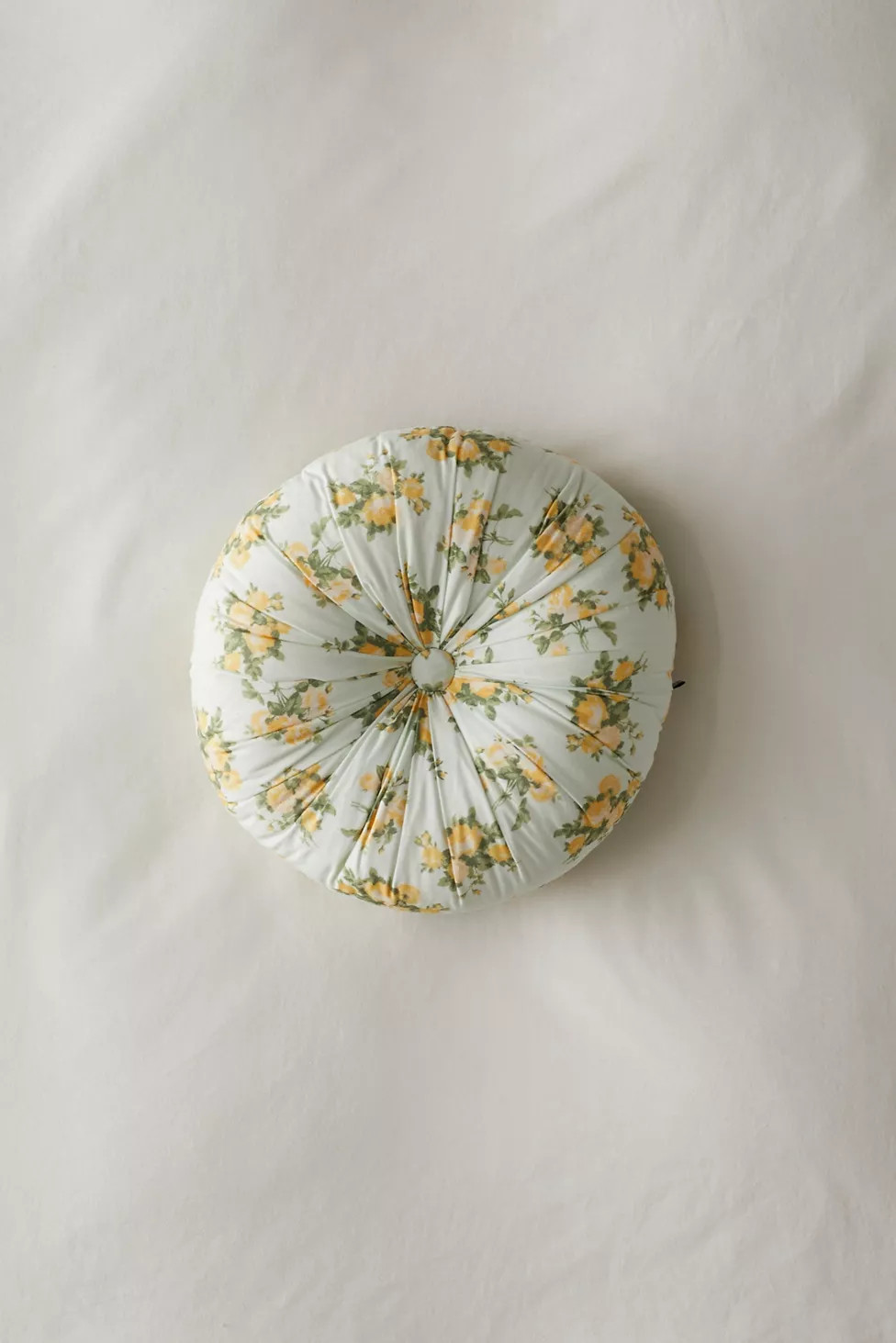 Lena Round Pintuck Throw Pillow | Urban Outfitters (US and RoW)