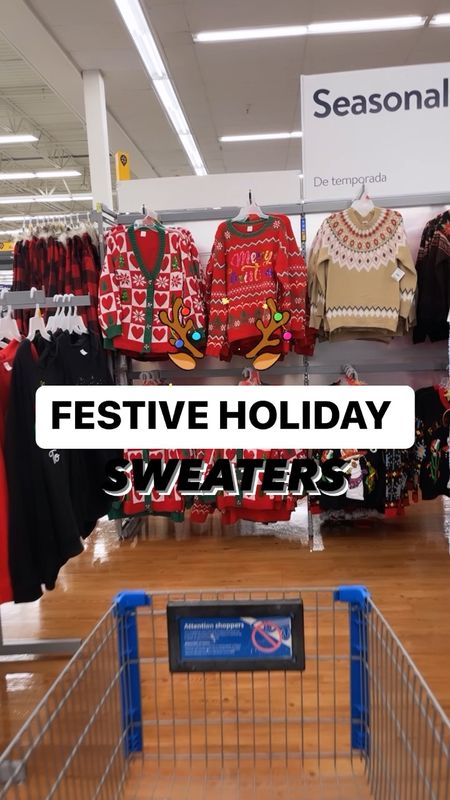 Festive Holiday Sweaters | Walmart Fashion | Ugly Christmas Sweaters 

#LTKSeasonal #LTKHoliday