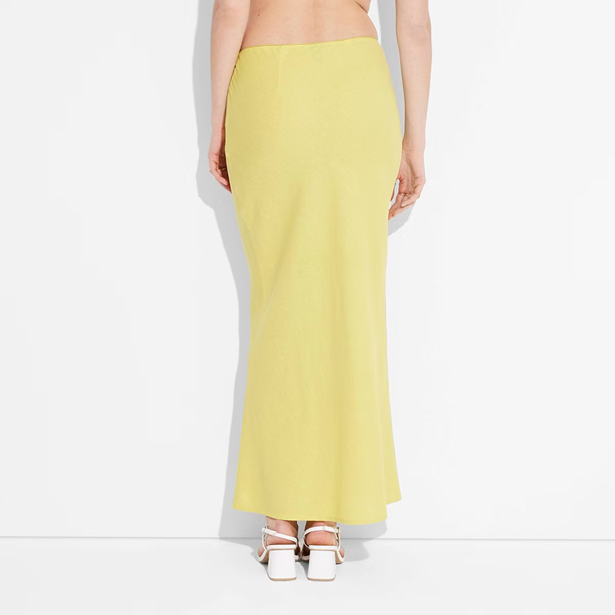 Women's Linen Bow-Front Maxi Skirt - Wild Fable™ | Target
