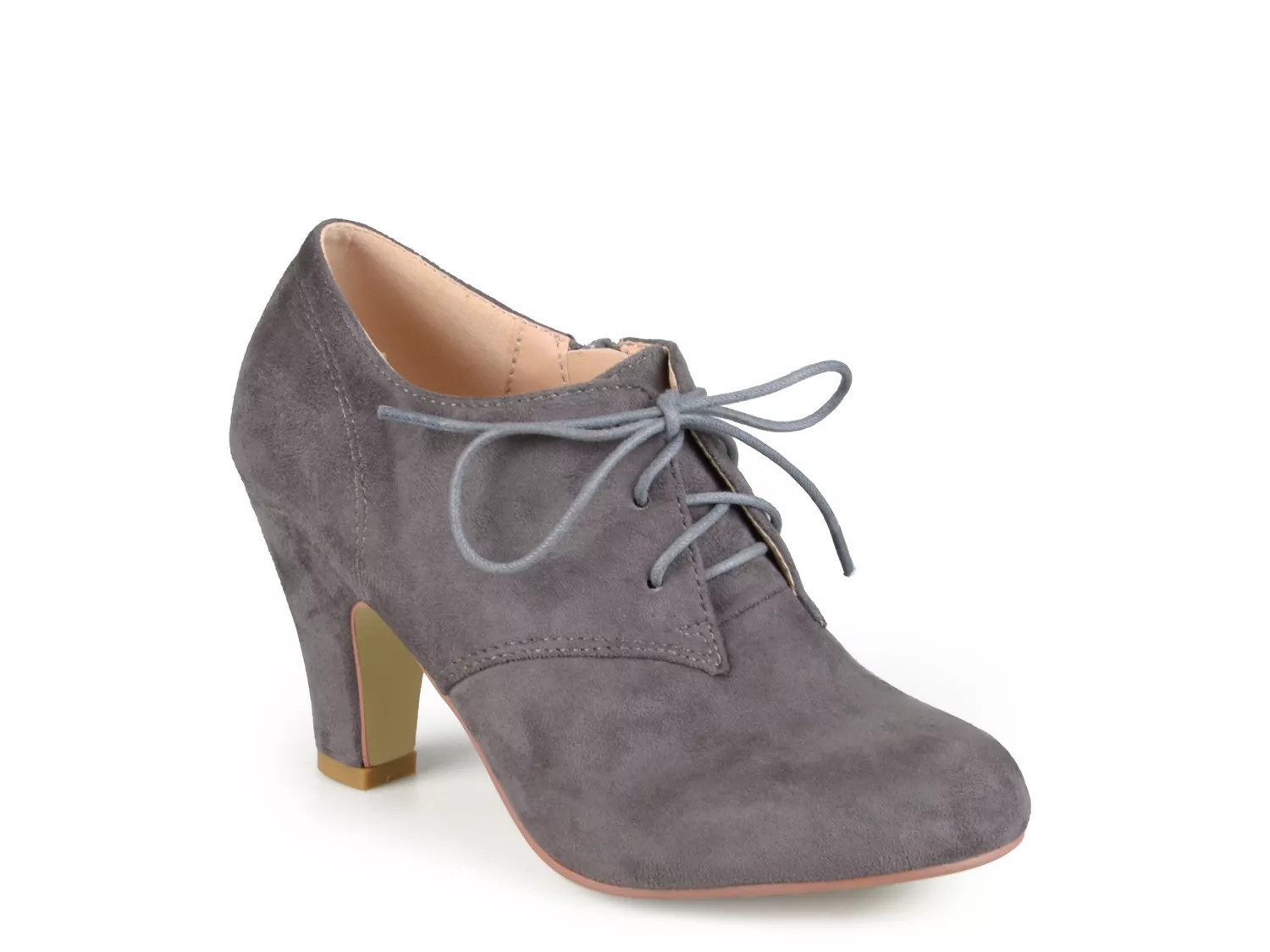 Journee Collection Leona Bootie | Women's | Grey | Size 11 | Boots | DSW
