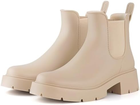 Asgard Women's Ankle Rain Boots Waterproof Chelsea Boots | Amazon (US)