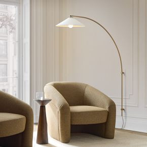 Kern Metal Overarching Plug-In Sconce (59") | West Elm (US)