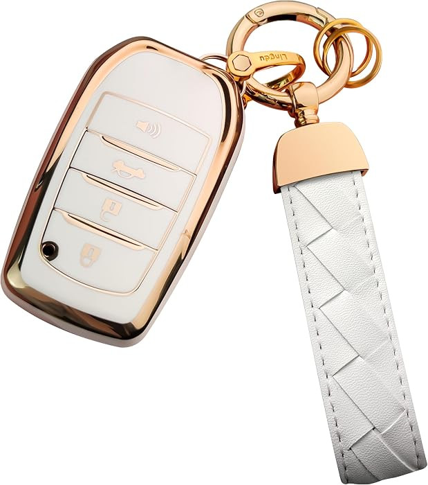 for Toyota Key Fob Cover Keychain Fit for 2025-2026 Camry 4Runner,2019-2026 Land Cruiser,Mirai,20... | Amazon (US)