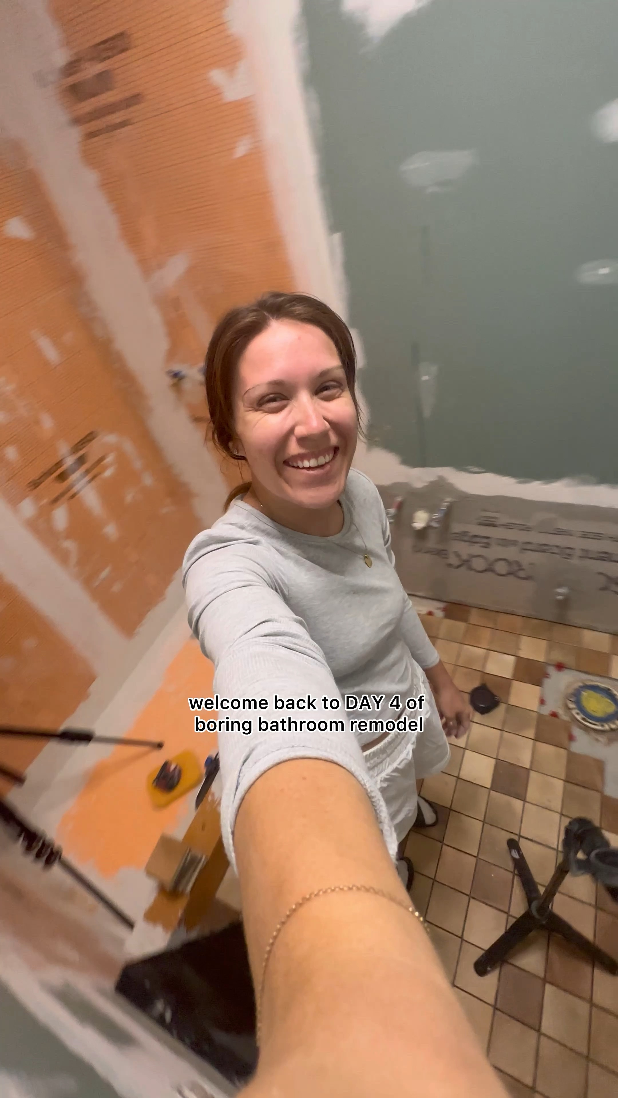 tiling our small bathroom with Spanish inspired tile from our favorite Bedrosians tile and stone in Celine matte cotto and palazzo 12x12 dynasty deco in vintage grey that looks like it’s now discontinued on their website. You may be able to find it in-store!

#LTKFindsUnder100 #LTKVideo #LTKHome