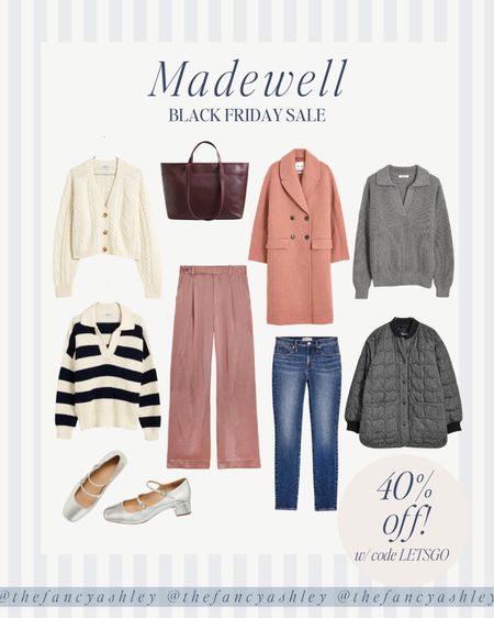 Madewell Black Friday sale is happening now! 40% off your purchase with code LETSGO

#LTKsalealert #LTKCyberWeek #LTKHoliday