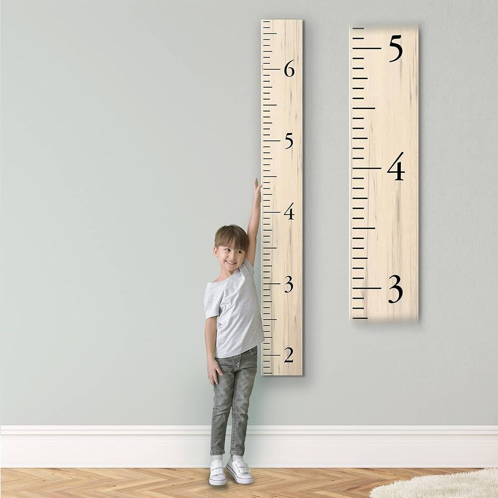 Back40Life - Premium Series - (The Benchmark) Wooden Growth Chart Height Ruler (Weathered Natural... | Amazon (US)