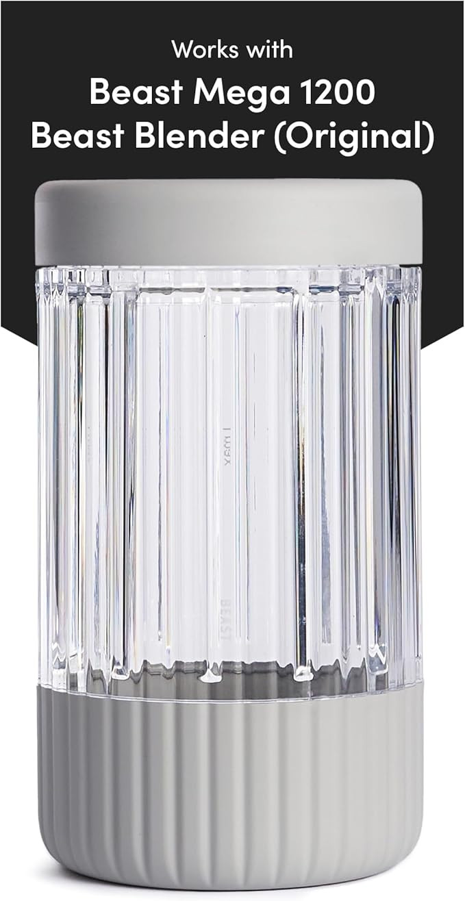 Beast Blending Vessel for Mega 1200 and Original Beast Blender | Ultra-Thick Tritan Blending Vess... | Amazon (US)