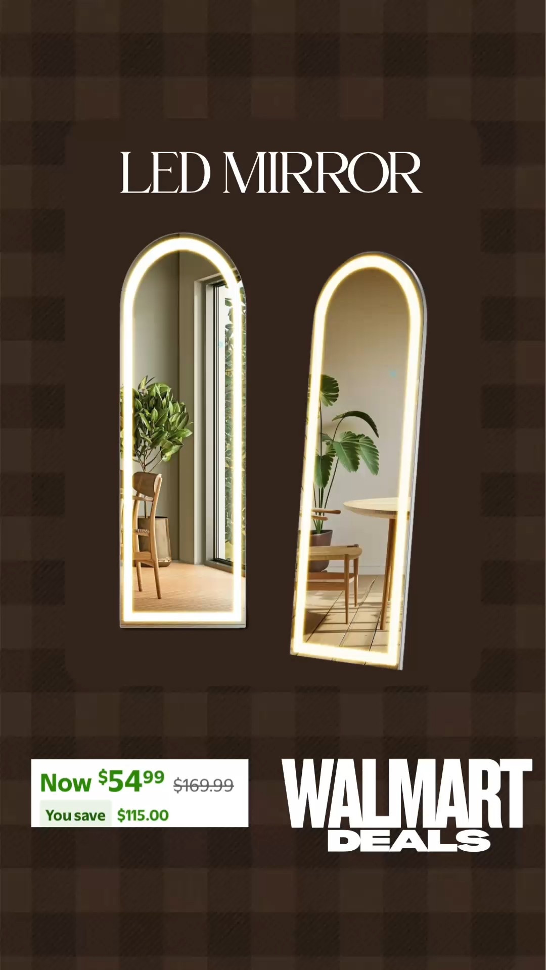 3-color changing LED mirror on sale 

for the home, Walmart finds, Walmart deals, Walmart home 

#LTKSaleAlert #LTKHome #LTKFindsUnder100