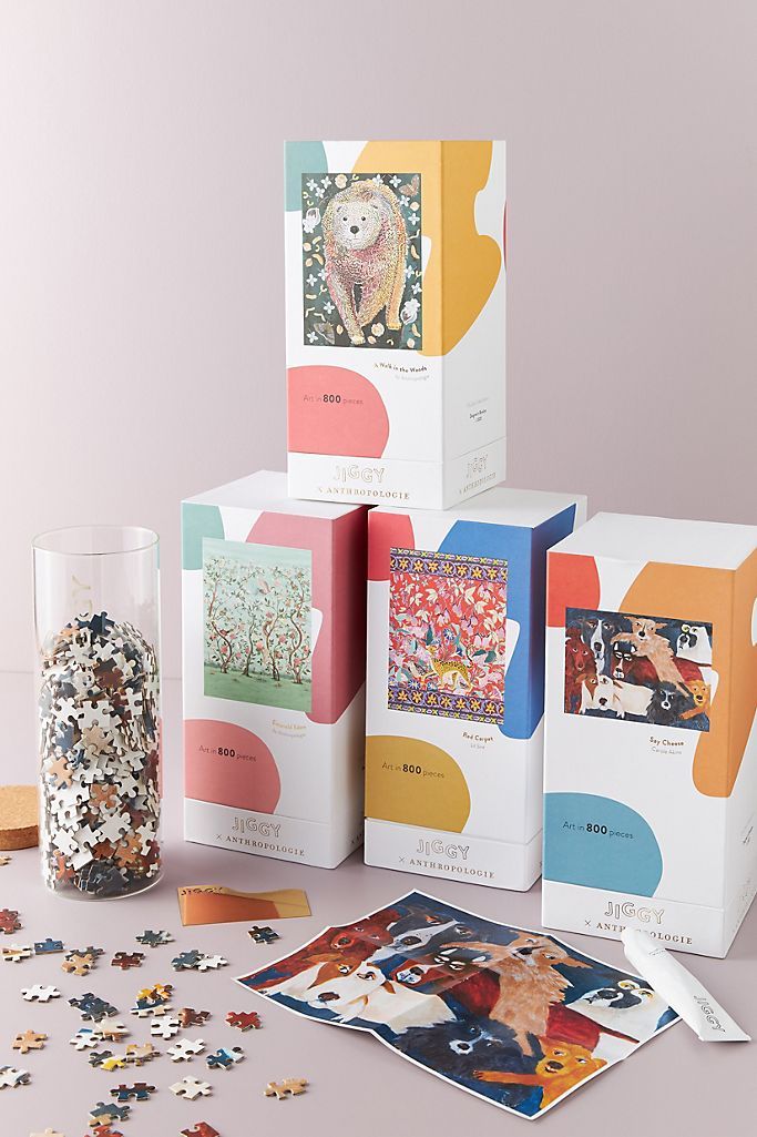 Jiggy for Anthropologie Puzzle and Glue Set | Anthropologie (US)