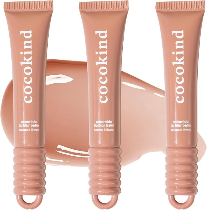 Cocokind Ceramide Lip Blur Balm, Be Powerful - Soft Brown Hydrating Lip Balm with Ceramides & Pep... | Amazon (US)