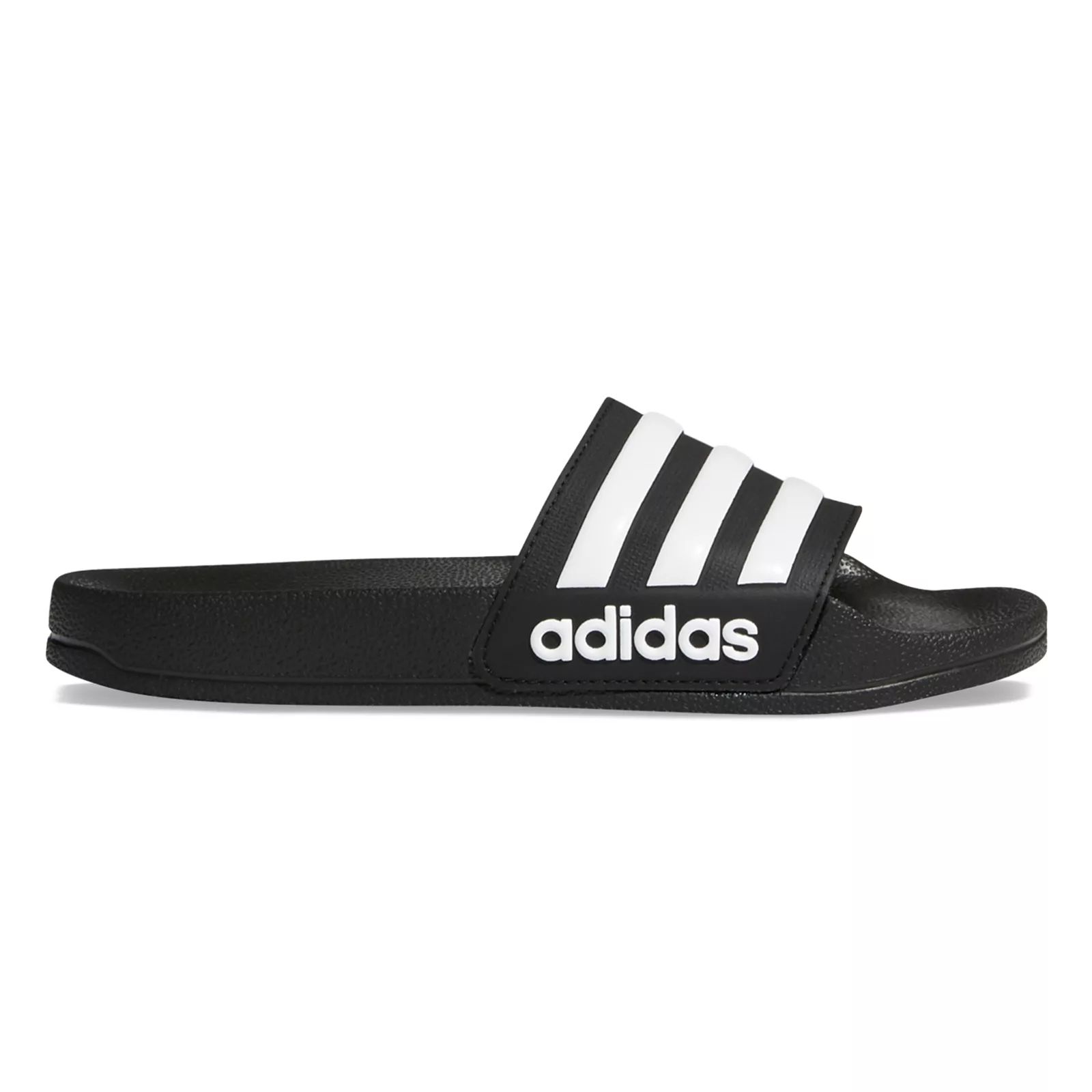 adidas Adilette Boys' Slide Sandals, Boy's, Size: 10, Black | Kohl's