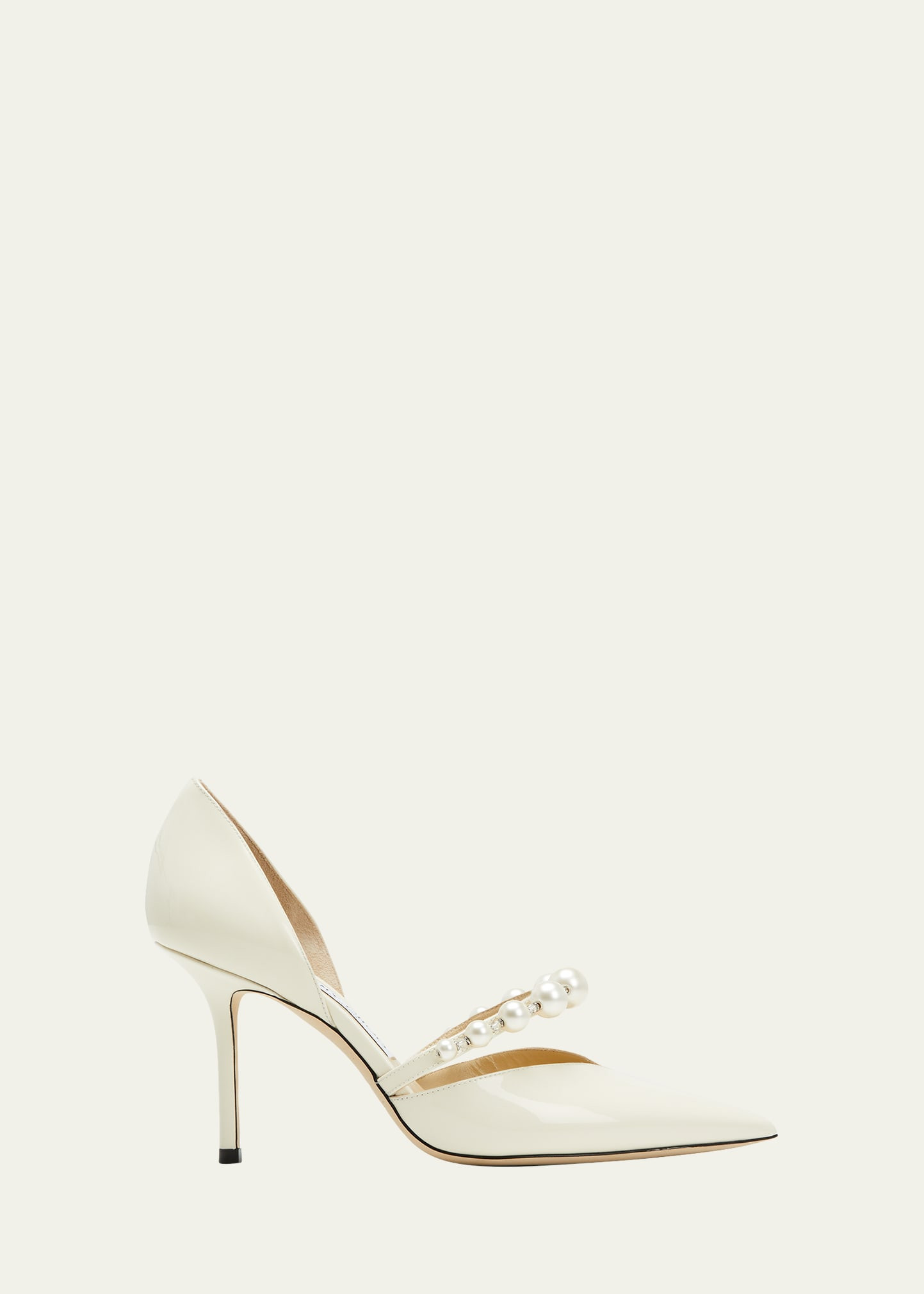 Jimmy Choo Aurelie d'Orsay Pearly Band Pumps | Bergdorf Goodman